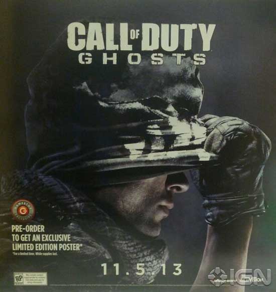 Call of Duty Ghosts Game Poster - SlightlyQualified.com