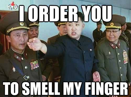 Kim Jong-Un Finger - SlightlyQualified.com