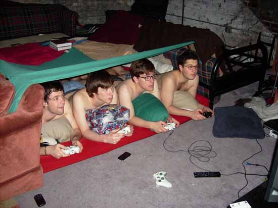 Video Games and Blanket Forts Funny Picture - SlightlyQualified.com