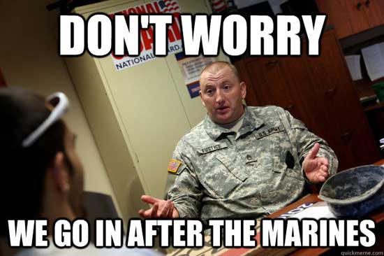Funny Marine Corps Meme - SlightlyQualified.com