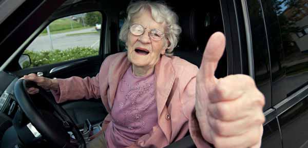 Grandma Driving - SlightlyQualified.com